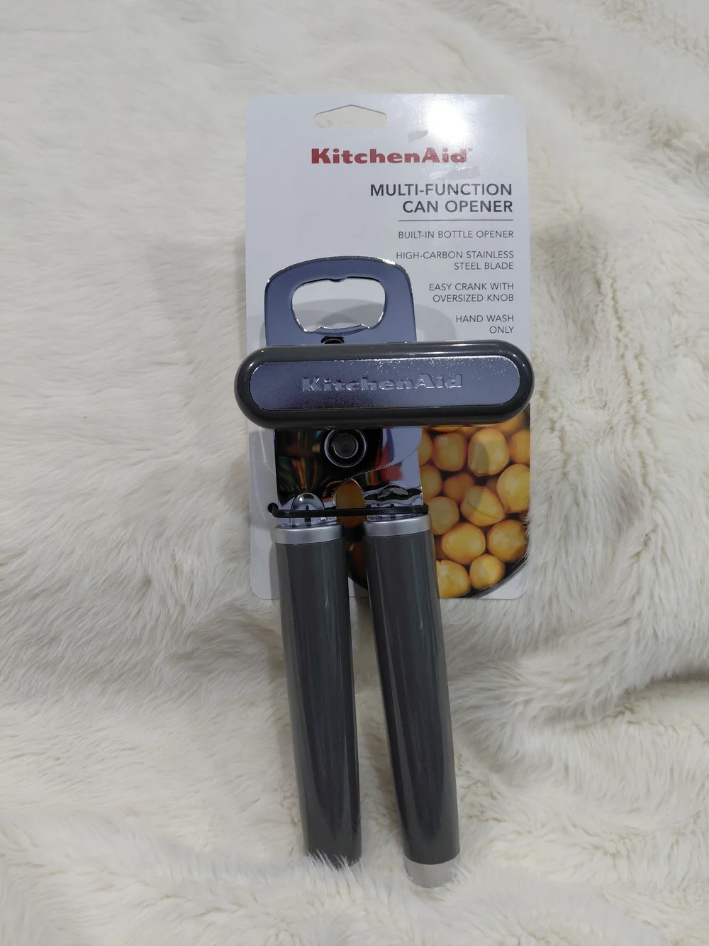 NWT KitchenAid Multi-Function Can Opener - Gray